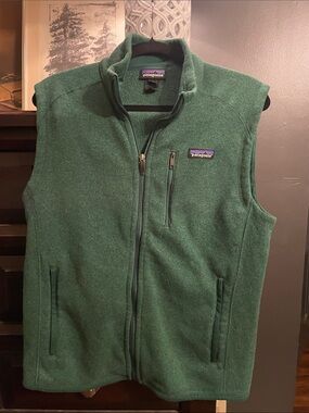 Patagonia Forest Green Fleece Vest